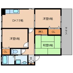 高田市駅 徒歩7分 1階の物件間取画像